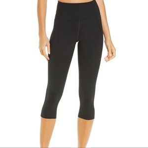 Girlfriend Collective Black High Rise Crop Leggings